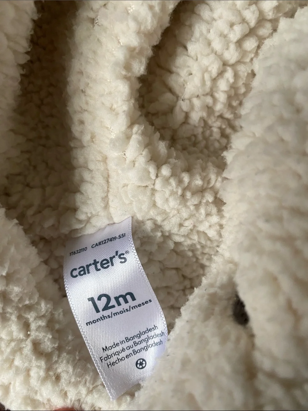 Carter’s Cozy Knit Baby Sherpa Hooded Jacket